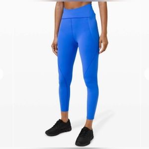 Lululemon Wild Bluebell Free to Speed High-Rise Tight 25" - Size 4